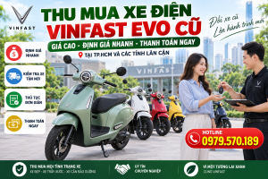 Thu Mua Xe Điện VinFast Evo Cũ Giá Cao