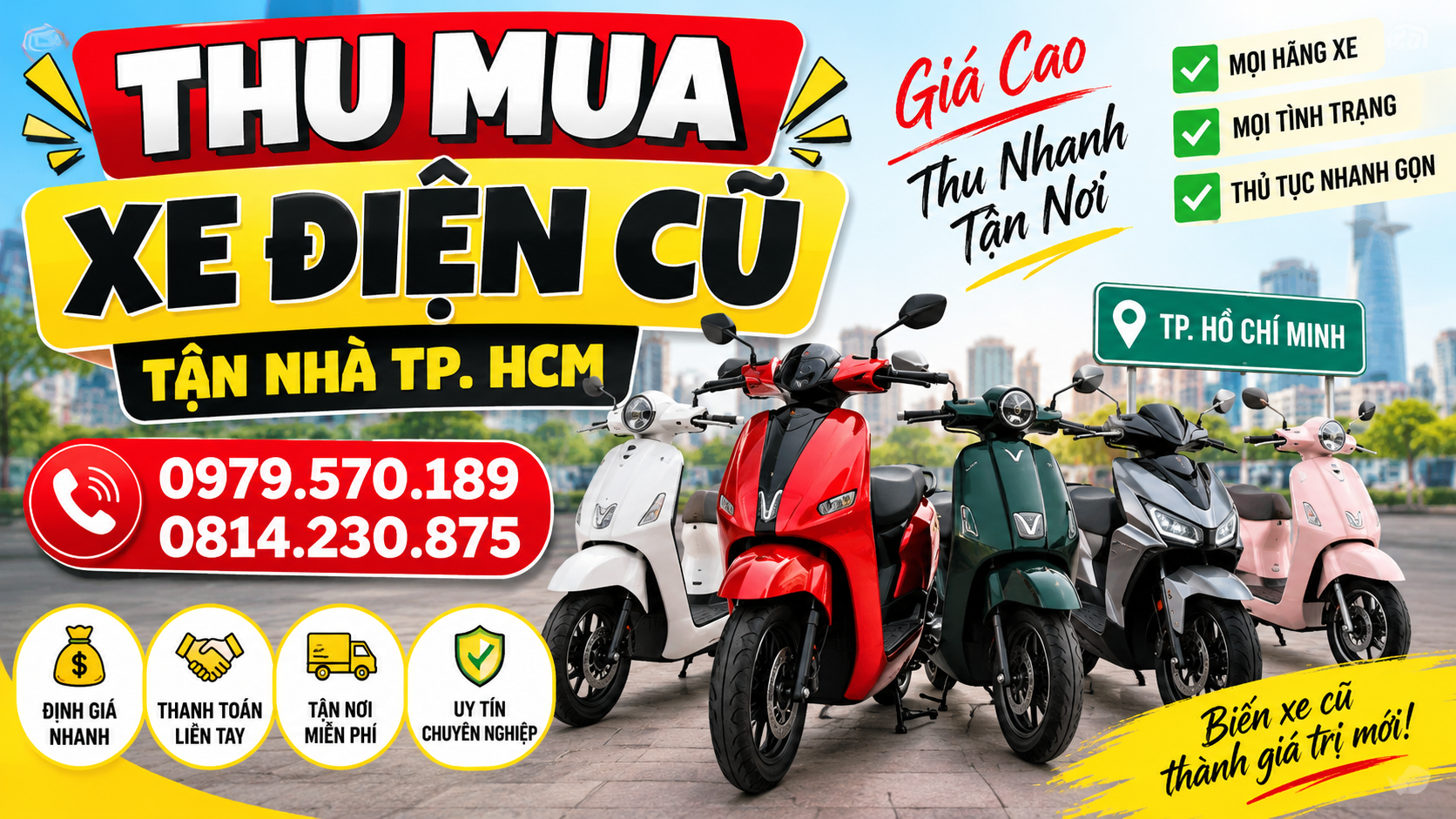 thu mua xe điện HCM